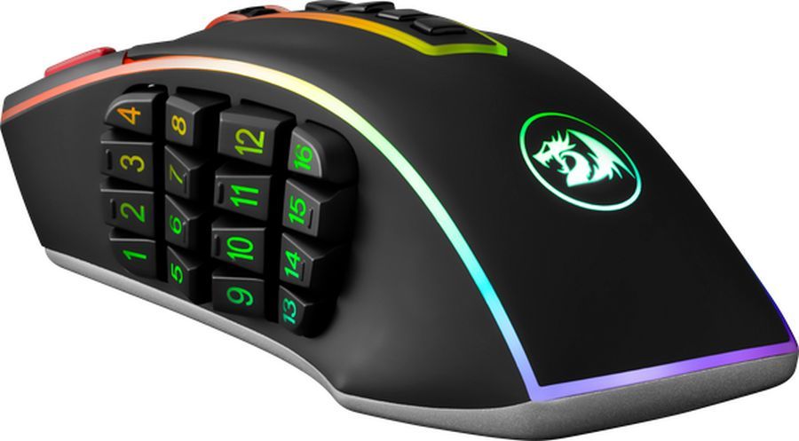 Мышь Redragon Legend Chroma X, проводная, USB, черный - купить в ...