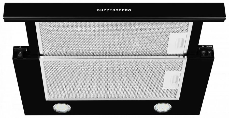 Вытяжка встраиваемая в шкаф 50 см kuppersberg slimlux iv 50 b