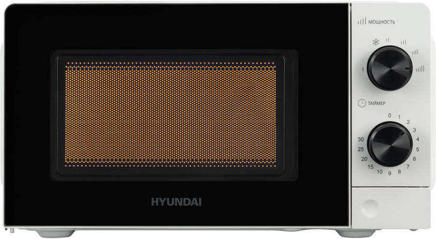 Характеристики Микроволновая печь Hyundai HYM-M2049, 700Вт, 20л, белый ...
