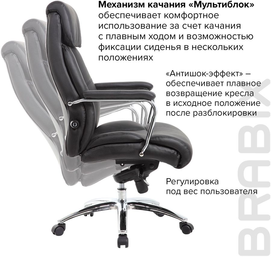 Кресло офисное brabix premium phaeton ex 502