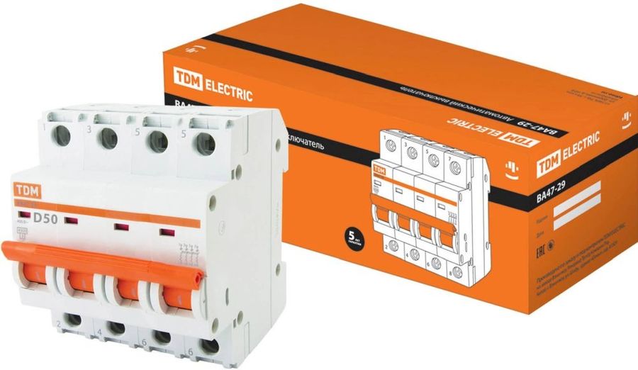 Характеристики Выключатель автоматический Tdm Electric (SQ0206-0194 ...