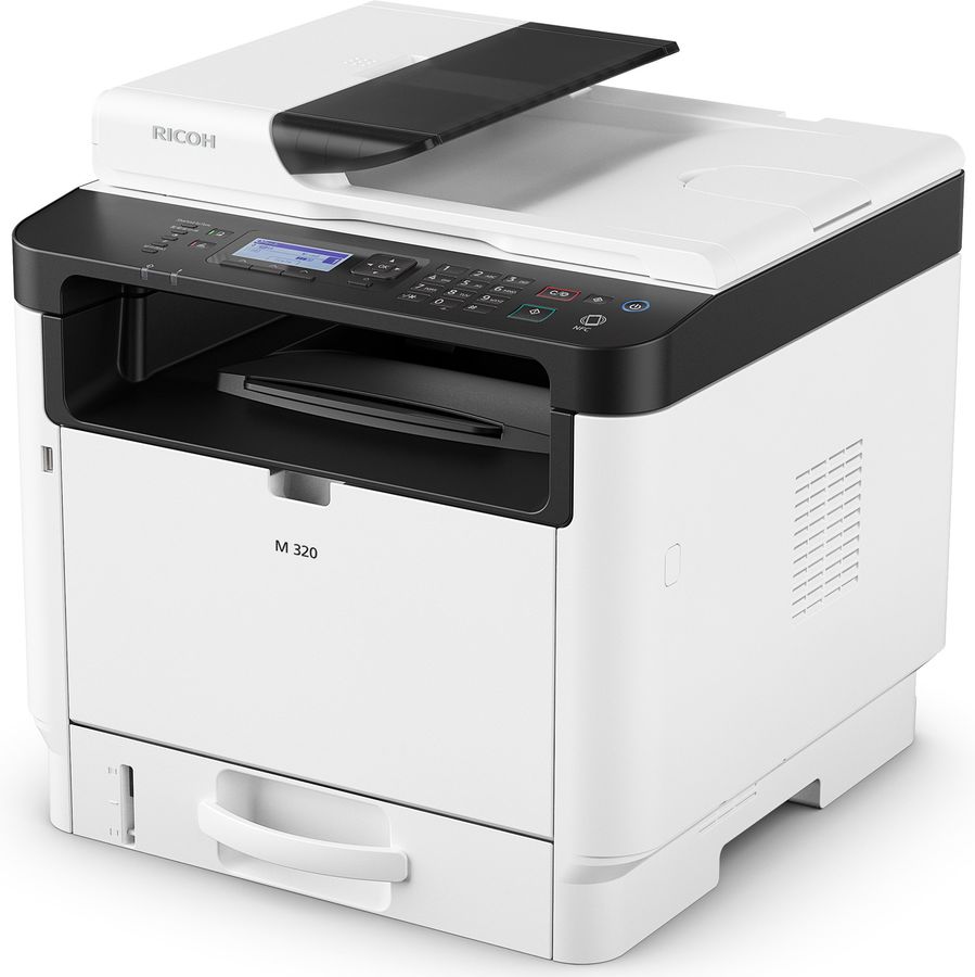 МФУ лазерный Ricoh M 320 черно-белая печать, A4, цвет белый [408536 ...