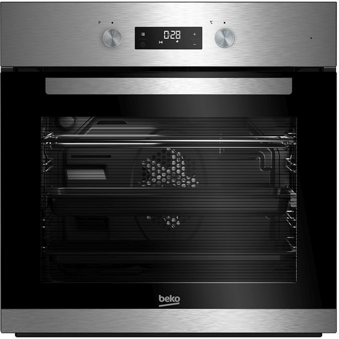 Духовой шкаф beko bre22305x нержавеющая сталь черный