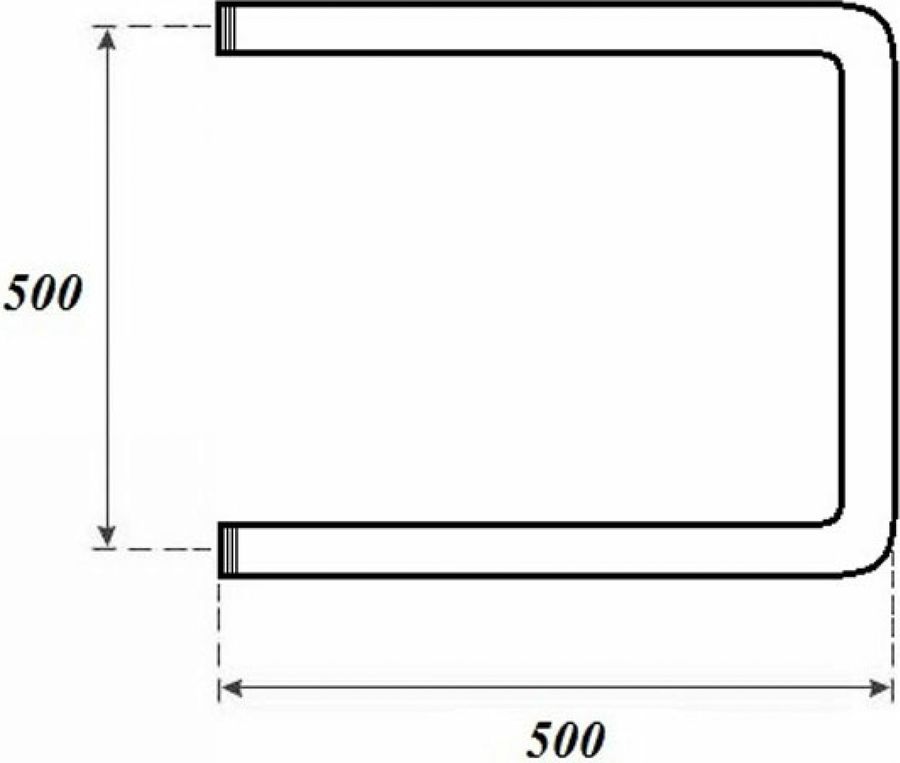 Полотенцесушитель водяной POINT Серия 35 PN35555, П-образный, 500х532 ...