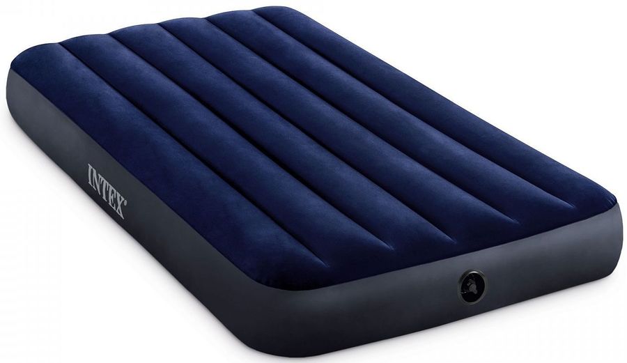 Матрас надувной intex classic downy airbed fiber 1910х990 мм высота 250мм