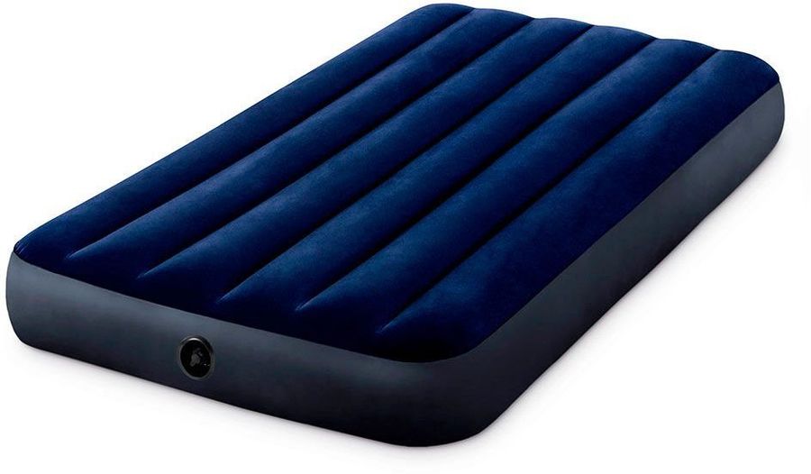 Матрас надувной intex classic downy airbed fiber 1910х990 мм высота 250мм