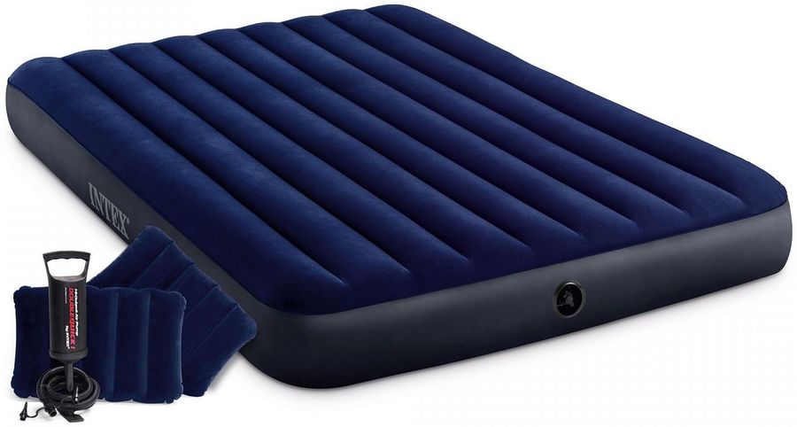 Матрас надувной intex classic downy bed full