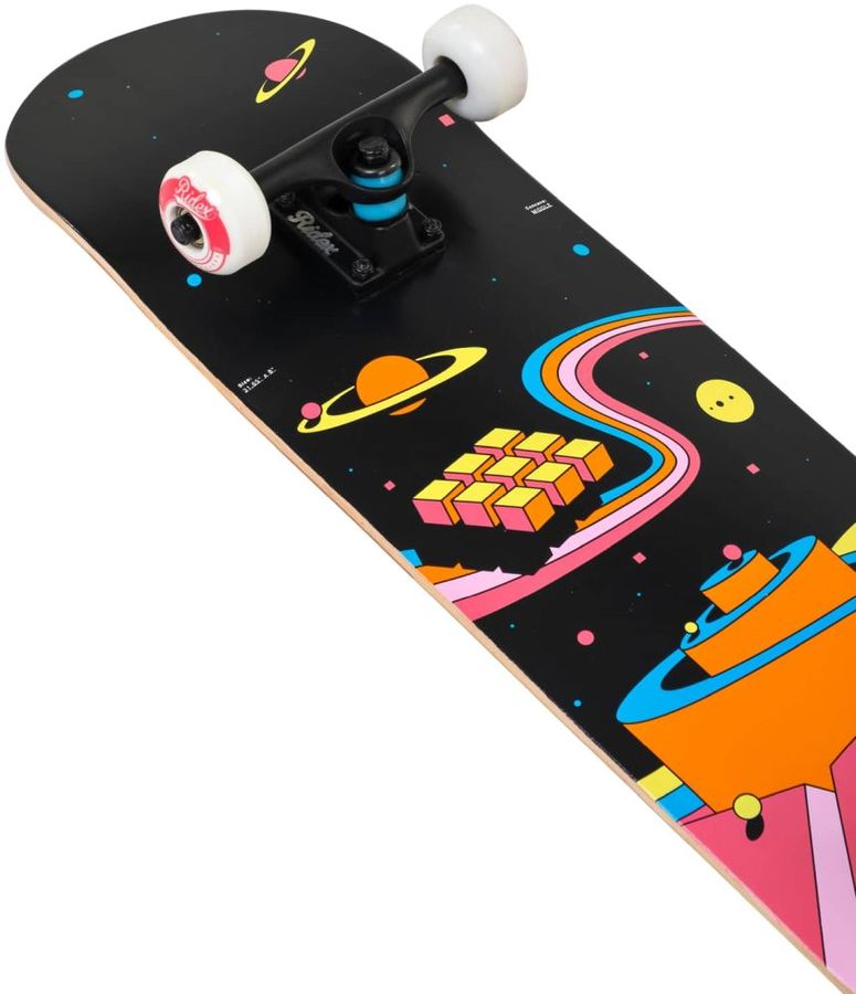 Характеристики Скейтборд Ridex Pluto ш.8" дл.31.6" ABEC 7 кол.:52x32мм ...