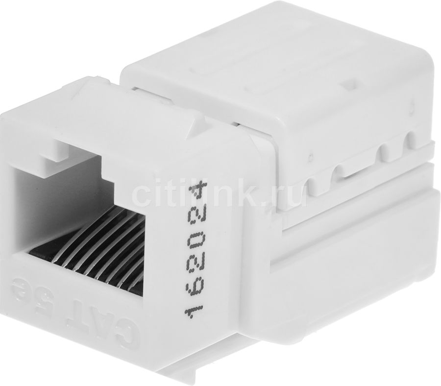 Модуль Hyperline (KJNE-8P8C-C5E-90-WH) информ. KeystoneRJ45 кат.5E UTP ...