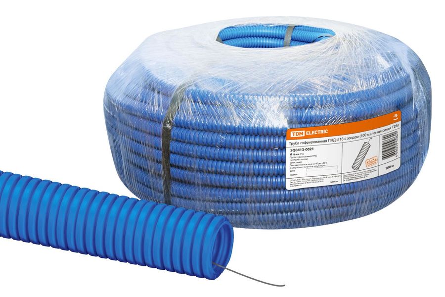Характеристики Труба гофр. гибкая ПНД Tdm Electric (SQ0413-0021) внеш.D ...