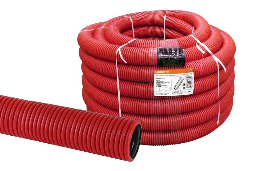 Труба гофр. гибкая ПНД Tdm Electric (SQ0413-2050) внеш.D=50мм с ...