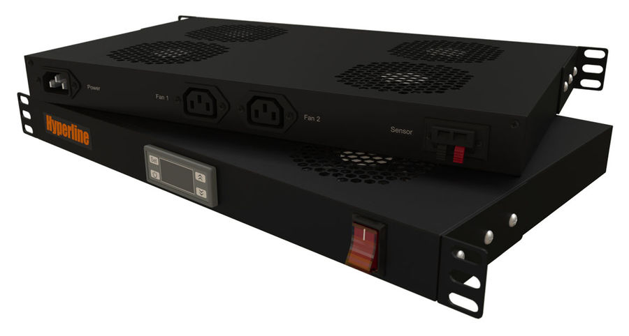 Характеристики Модуль вентиляторный Hyperline (TRFA-MICR-4F-RAL9004) 4 ...