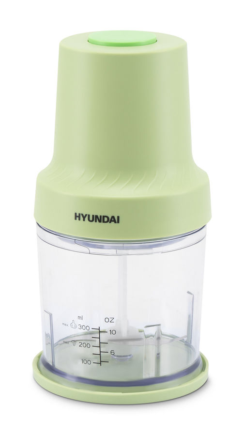 Измельчитель электрический Hyundai HYC-P3128 0.8л. 350Вт салатовый ...