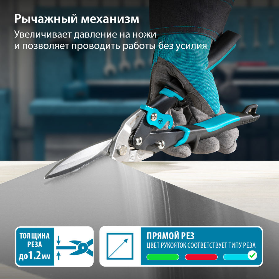 Ножницы по металлу GROSS Piranha, 270мм - купить в Ситилинк | 1782707