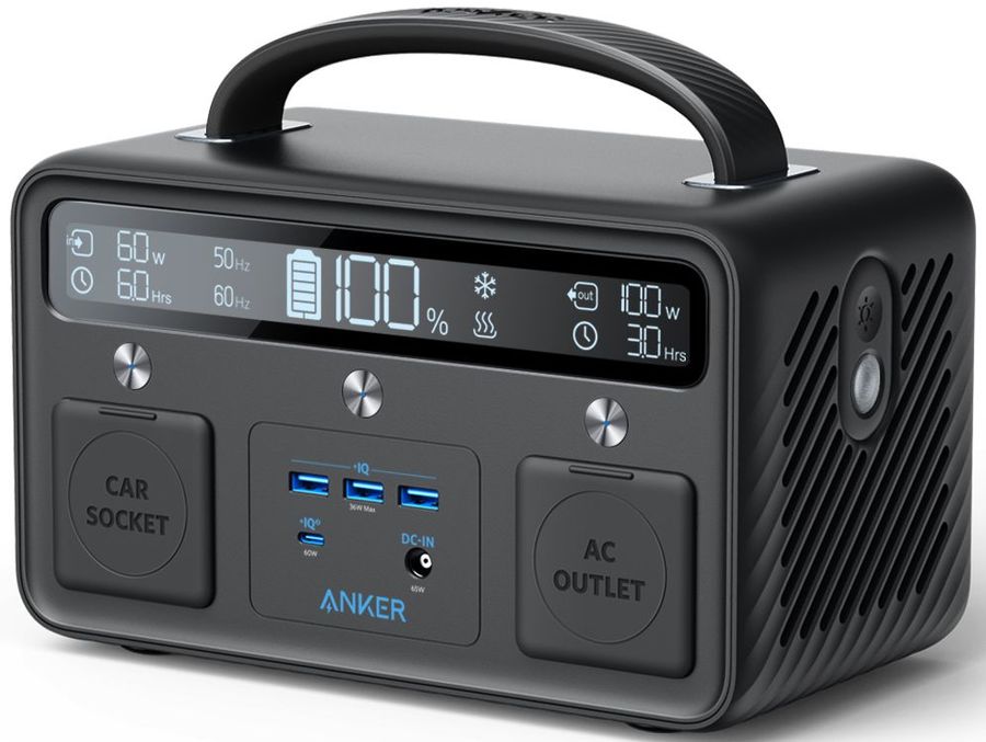Внешний аккумулятор (Power Bank) ANKER PowerHouse II 400, черный - купить в  Ситилинк | 1783121
