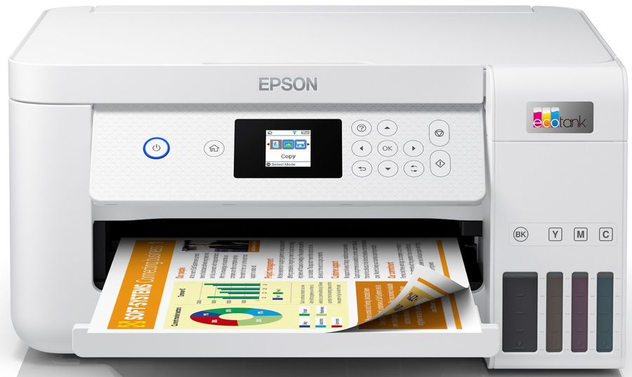 МФУ струйный Epson L4260 цветная печать, A4, цвет белый [c11cj63513 ...