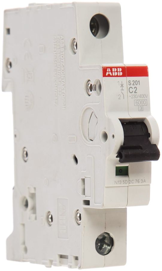 Характеристики Выключатель автоматический ABB S201 С2 (2CDS251001R0024 ...