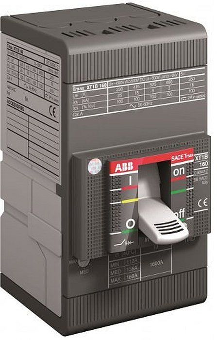 Характеристики Выключатель автоматический ABB XT1B 160 TMD 50-500 ...