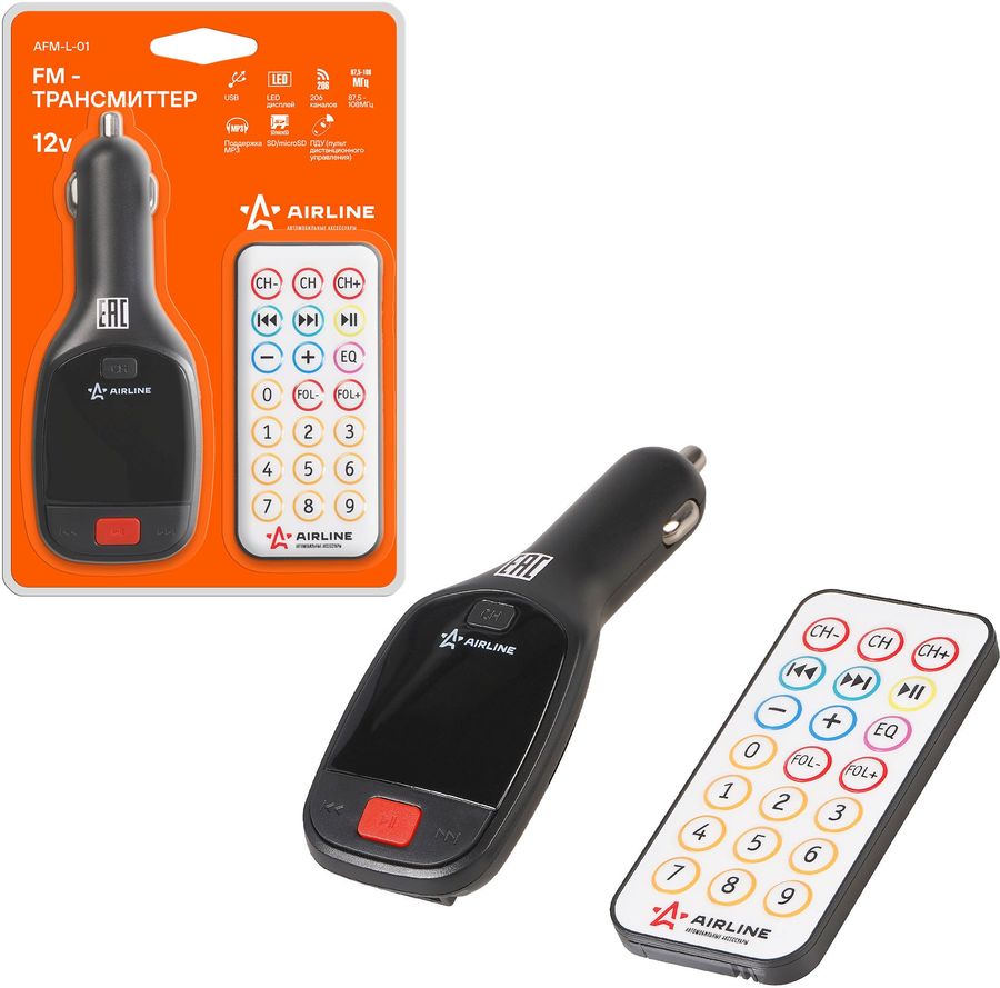 Инструкция, руководство по эксплуатации для fM-трансмиттер AIRLINE AFM ...