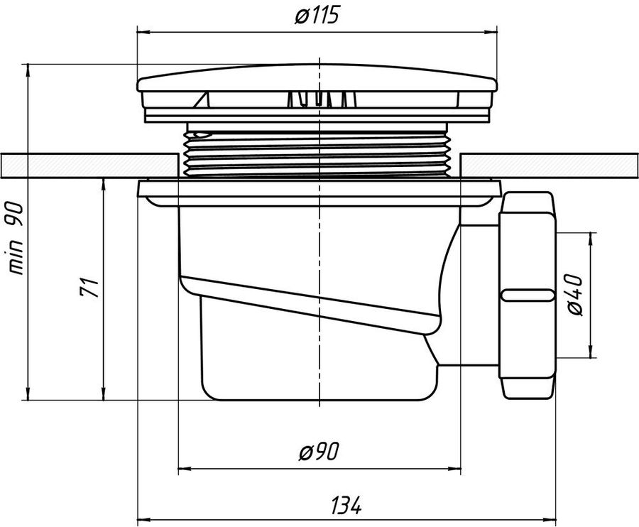 Характеристики Сифон Ани Пласт E320C для мойки (1795202) смотреть в ...