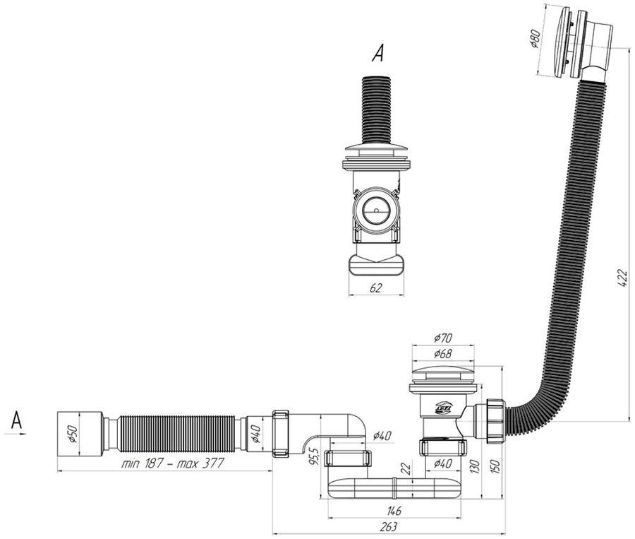 Инструкция, руководство по эксплуатации для слив-перелив Ани Пласт ...