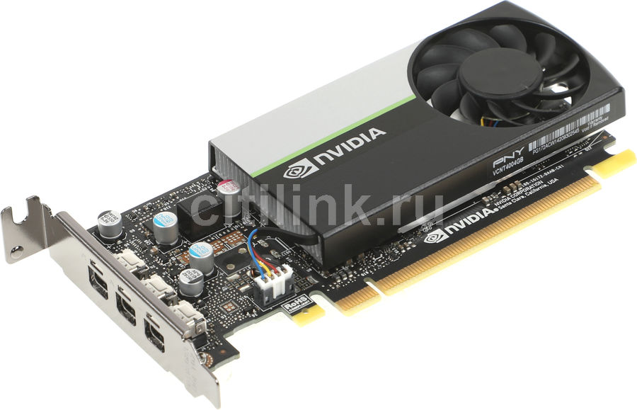 Видеокарта PNY NVIDIA T400 T400-4GB - купить в Ситилинк | 1796612