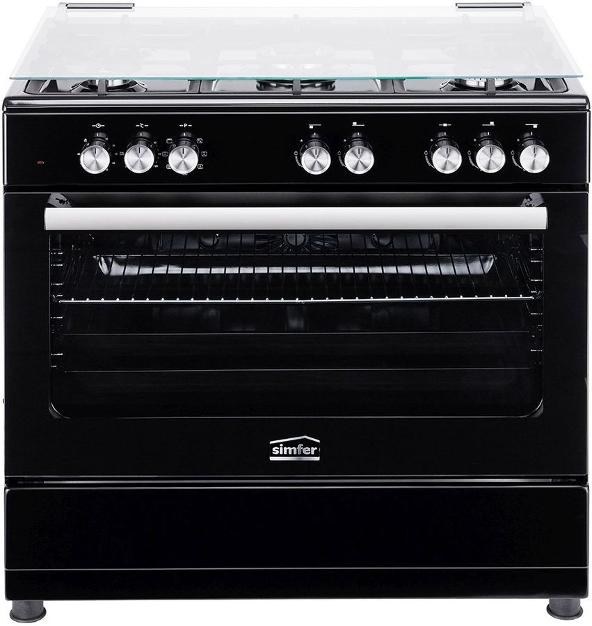 Газовая плита Simfer F96MB52001, черный - купить в Ситилинк | 1807061