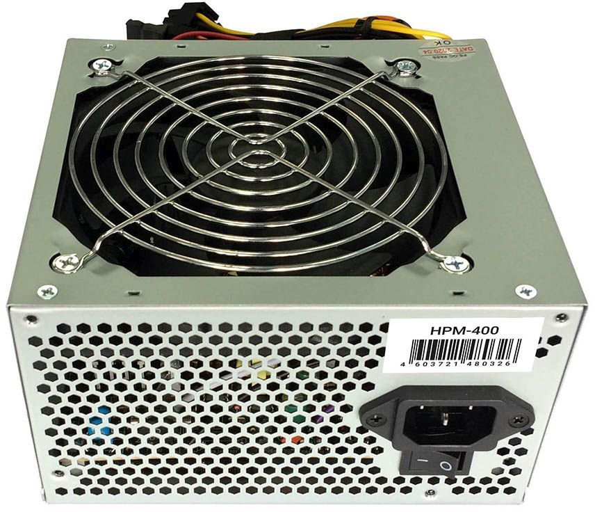 Характеристики Блок питания Hiper ATX 400W HPM-400 (24+4+4pin) PPFC ...