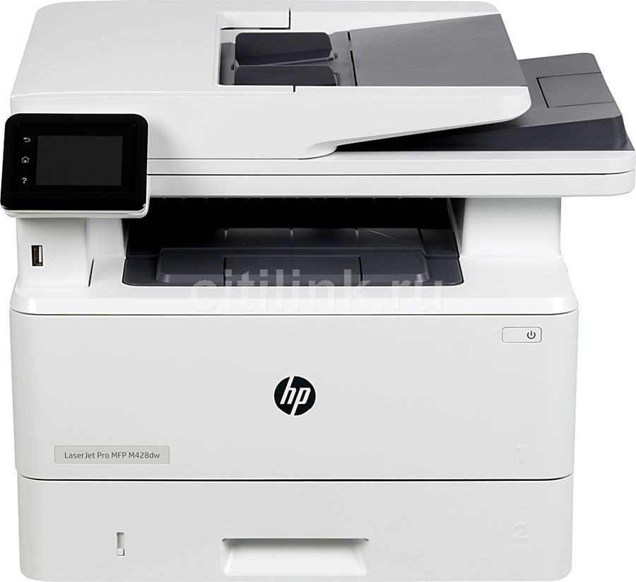 Характеристики МФУ лазерный HP LaserJet Pro RU M428dw черно-белая ...