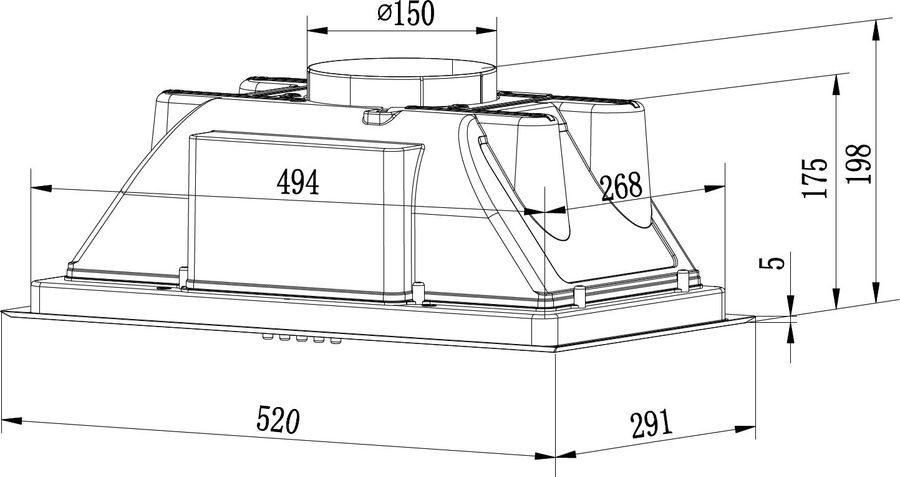 Weissgauff aura 850 wh схема встраивания