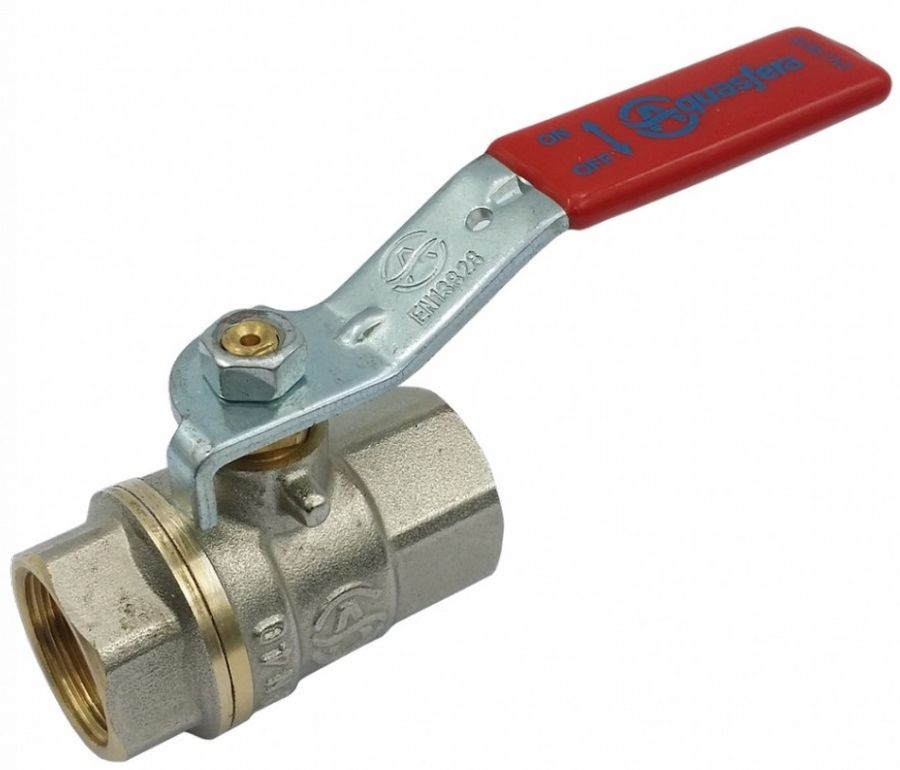 Характеристики Кран шаровый AQUASFERA Euro 1001-02, запорный, проходной ...