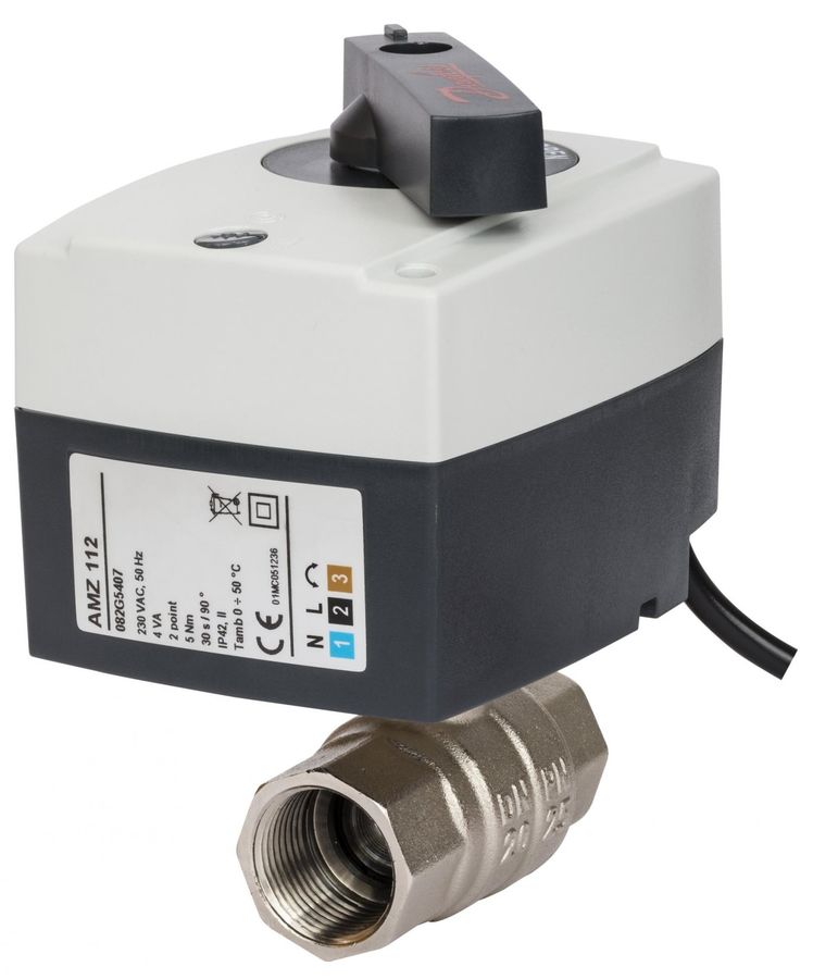 Кран шаровый DANFOSS AMZ 112, запорный, проходной запорный, 1 ...