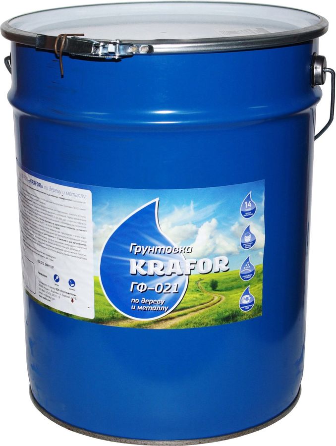 Эмаль Krafor ГФ-021 (26305) кр.коричн. 20л - купить в Ситилинк | 1830509