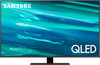 50" Телевизор Samsung QE50Q80AAUXRU, QLED, 4K Ultra HD, черненое серебро, СМАРТ ТВ, Tizen OS