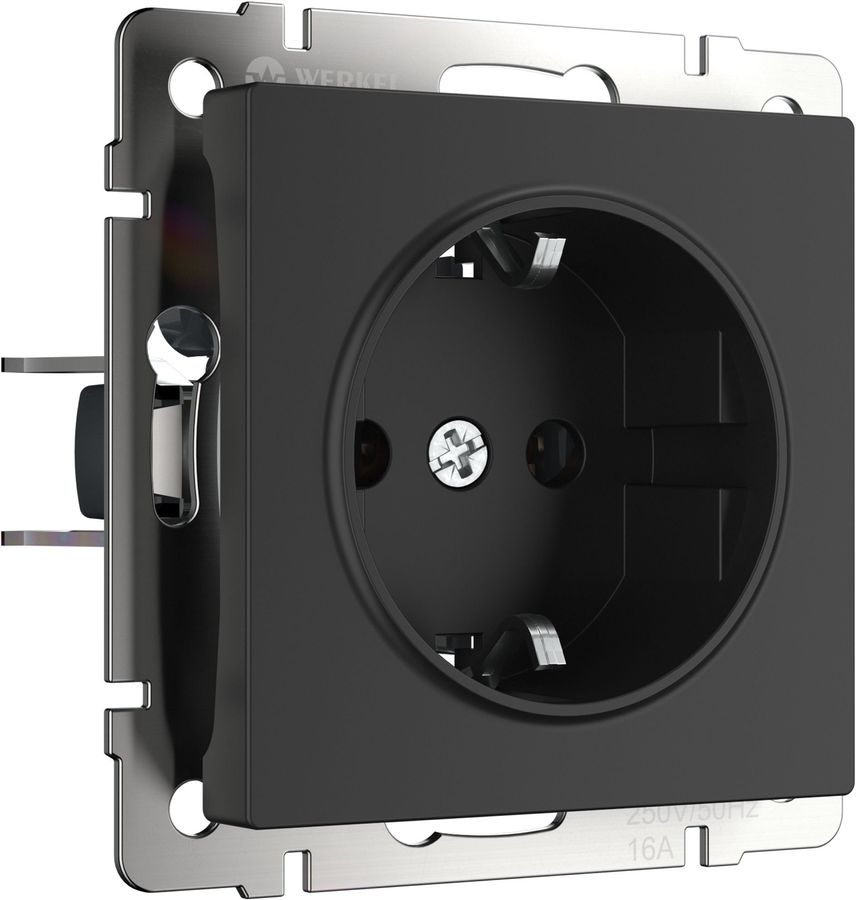 Характеристики Розетка силовая WERKEL W1171108, одинарная, 1 розетка ...