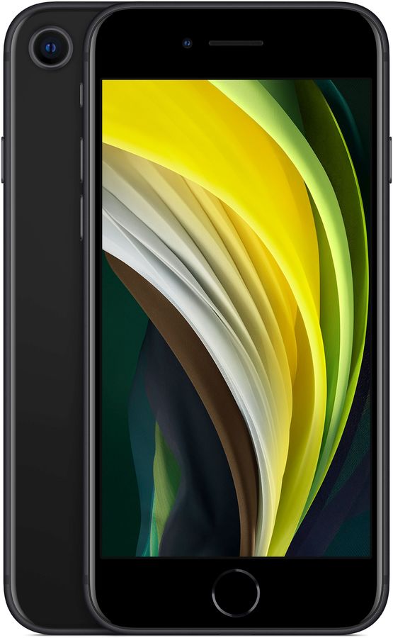 Смартфон Apple A2296 iPhone SE 2 64Gb черный (MHGP3HN/A) Смартфон Apple A2296 iPhone SE 2 64Gb черный (MHGP3HN/A)