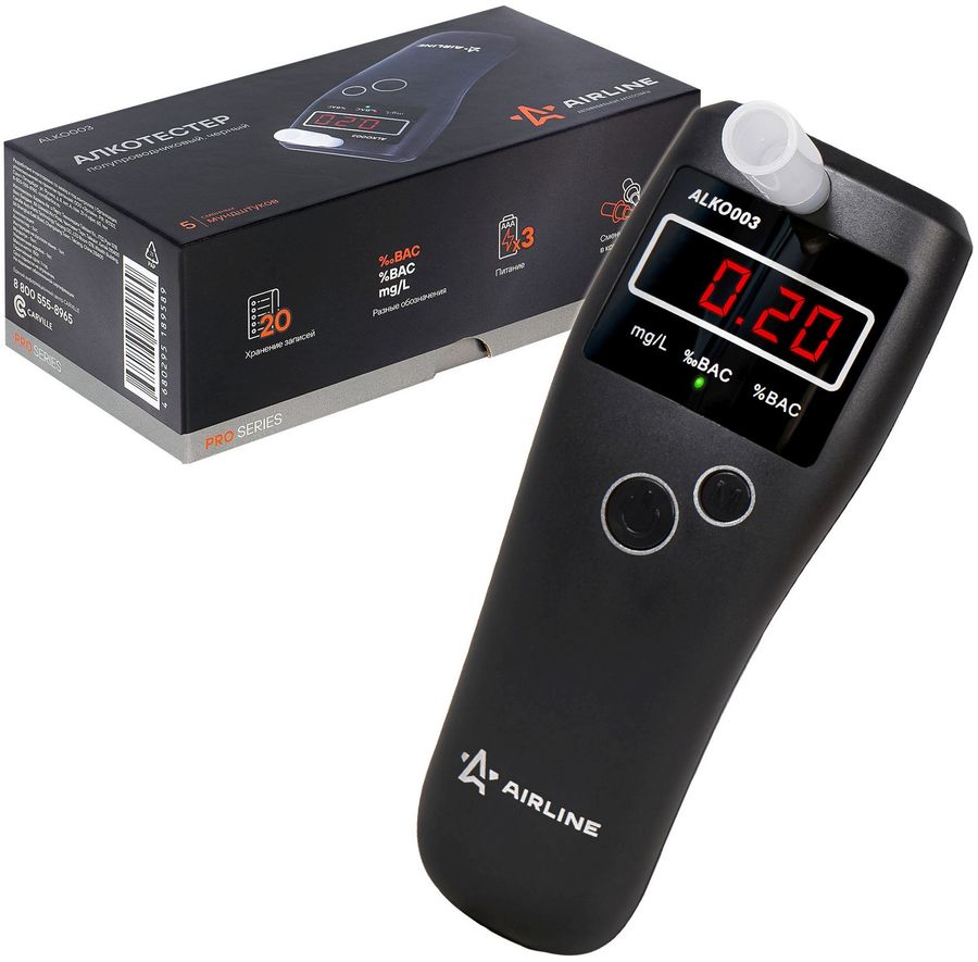 Инструкция, руководство по эксплуатации для алкотестер AIRLINE ALKO003 ...