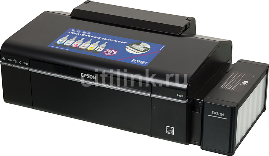 Характеристики Принтер струйный Epson L805 цветной (1845016) смотреть в ...