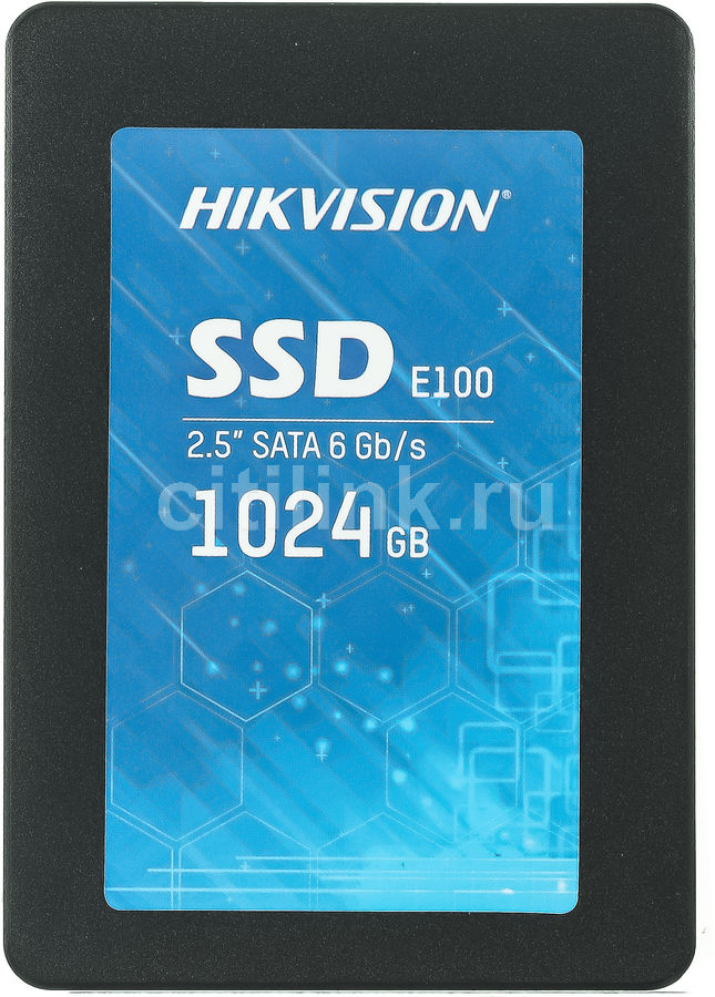 Характеристики SSD накопитель Hikvision HS-SSD-E100/1024G 1ТБ, 2.5 ...