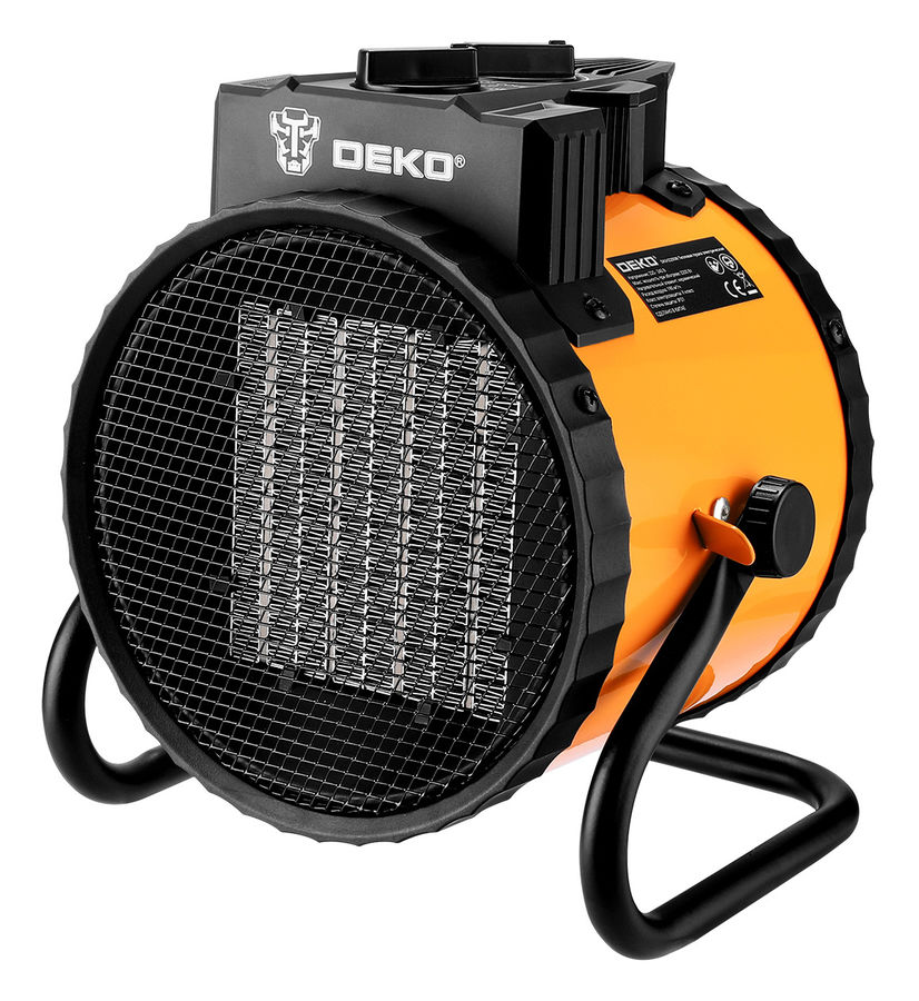 Электрическая тепловая пушка DEKO DKIH2200W, 2.2кВт, желтый - купить в ...