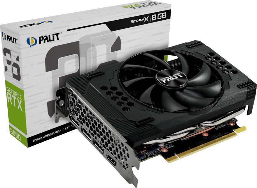 Видеокарта Palit NVIDIA GeForce RTX 3060, PA-RTX3060 STORMX 8GB - купить в  Ситилинк | 1859909