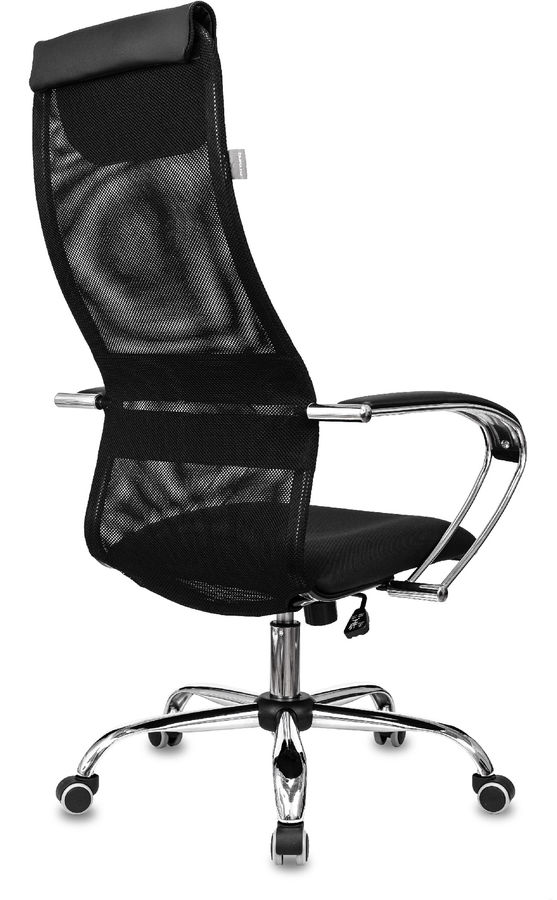 Кресло руководителя бюрократ ch 685 на колесиках ткань черный ch 685 bl