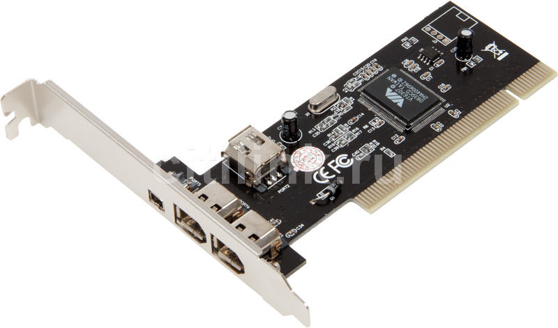 Контроллер pci via6306 1xieee1394 4p 3xieee1394 6p bulk что это такое