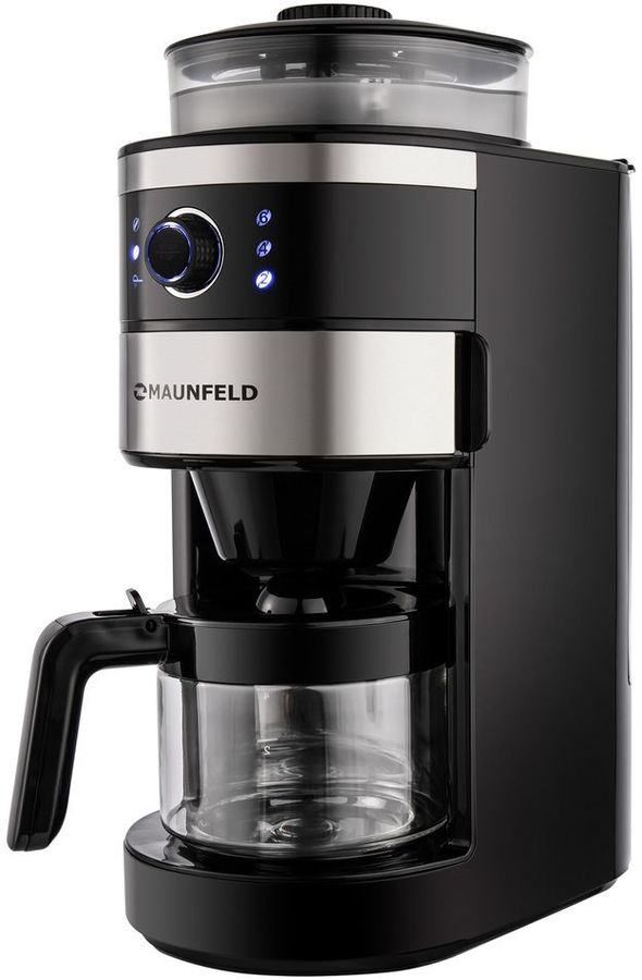 Кофеварка MAUNFELD MF-731BK, черный - купить в Ситилинк | 1868751