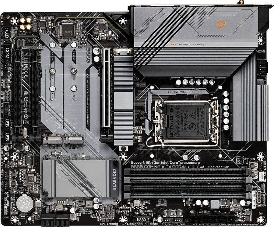 Характеристики Материнская плата GIGABYTE B660 GAMING X AX DDR4, LGA ...