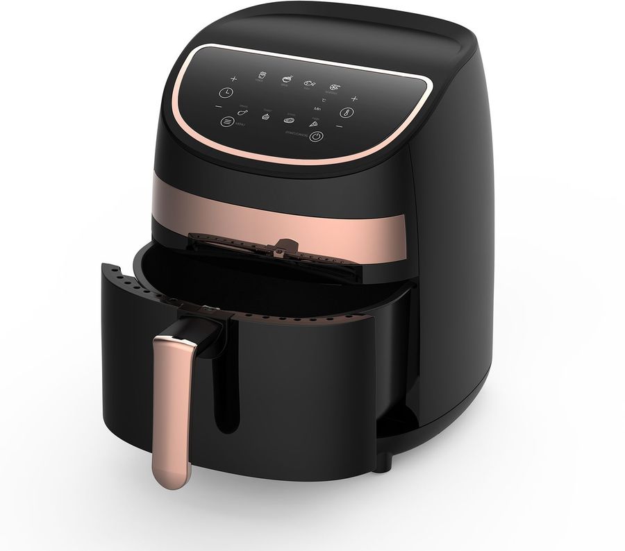 Аэрогриль DEERMA Air Fryer DEMKZ100, черный и золотистый купить в Ситилинк 1873769