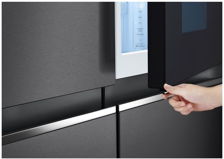 Холодильник двухкамерный LG GC-Q257CBFC Side by Side, инверторный ...