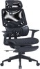 Кресло Cactus Cs-Chr-Mc01, сетка/экокожа, до 120кг, черный