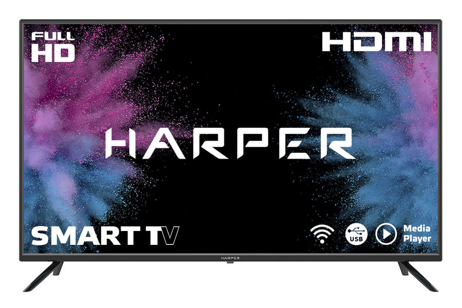 Купить DVD плееры для 40" Телевизор Harper 40F660TS, FULL HD, черный ...