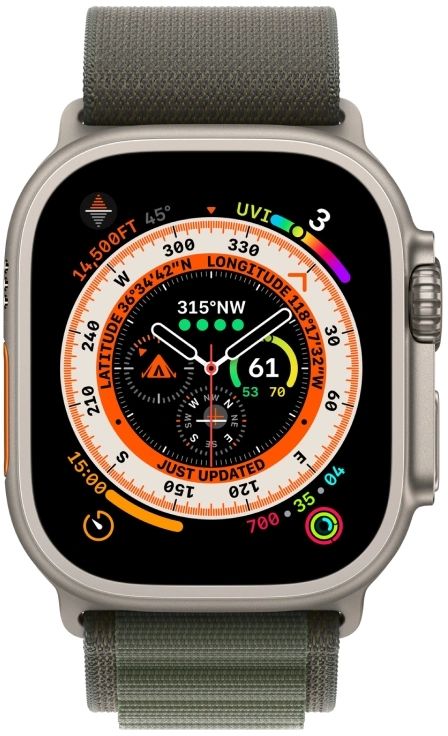 Смарт-часы Apple Watch Ultra A2859, 49мм, титан - купить в Ситилинк ...